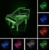 Piano 3D Night Light
