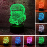 Clone Force White Warrior 3D Night Light