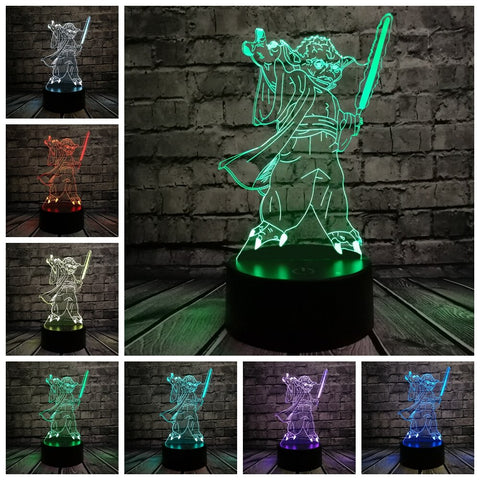 Master Yoda 3D Night Light