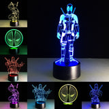 Deadpool 3D Night Light