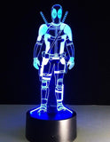 Deadpool 3D Night Light