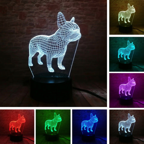 French Bulldog 3D Night Light