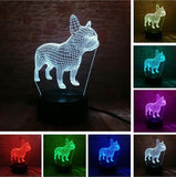 French Bulldog 3D Night Light