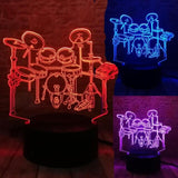 Rock Drum 3D Night Light