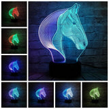 Horse 3D Night Light