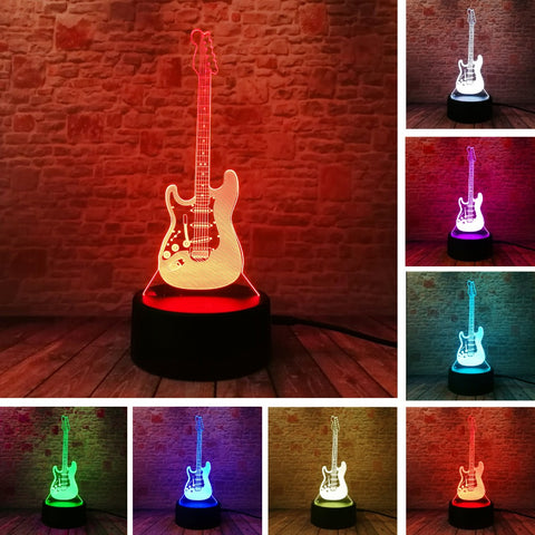 Guitar 3D Night Light