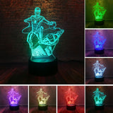 Spiderman Iron Man 3D Night Light