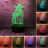 Master Yoda Leader 3D Night Light