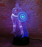 Captain America 3D Night Light