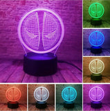 Deadpool 3D Night Light