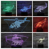 Helicopter 3D Night Light
