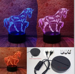 Horse 3D Night Light