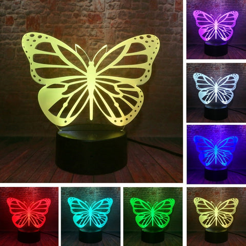 Butterfly 3D Night Light