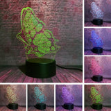 Butterfly 3D Night Light