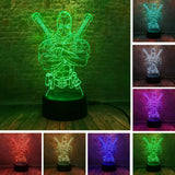 Deadpool 3D Night Light