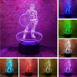 Captain America 3D Night Light