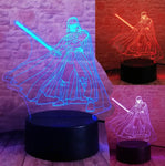 Star Wars Black Warrior 3D Night Light