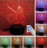 Star Wars Black Warrior 3D Night Light