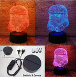 Clone Force White Warrior 3D Night Light