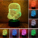 Clone Force White Warrior 3D Night Light