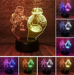 Clone Force White Warrior 3D Night Light