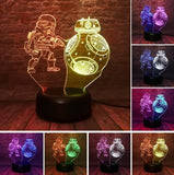 Clone Force White Warrior 3D Night Light