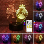 Clone Force White Warrior 3D Night Light