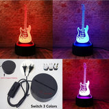 Guitar 3D Night Light