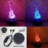 Guitar 3D Night Light