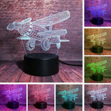 Airplane 3D Night Light