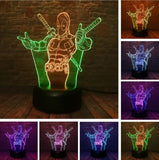 Deaapool 3D Night Light