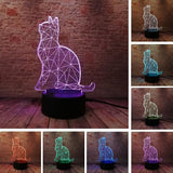 Cat 3D Night Light