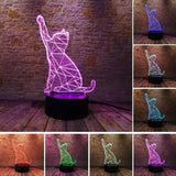 Cat 3D Night Light