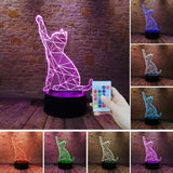 Cat 3D Night Light