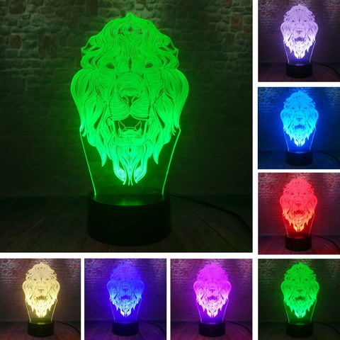 Lion 3D Night Light