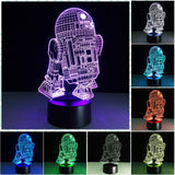Star War R2-D2 3D Night Light