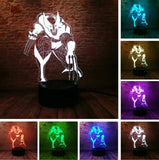 Spider Man Ironman Captain 3D Night Light