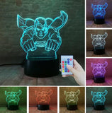 Superman and Batman 3D Night Light