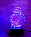 Star Wars BB-8 Ball Robot 3D Night Light