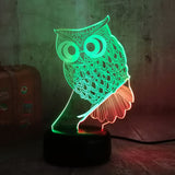 Owl 3D LED Night