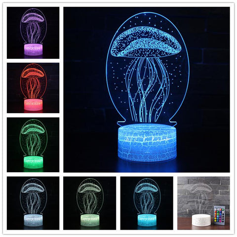 Jellyfish 3D Night Light