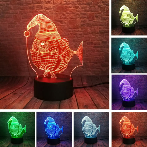 Fish 3D Night Light