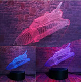 Space Rocket 3D Night Light