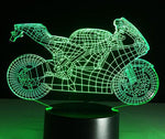 Sports Motorcycles 3D Night Light
