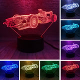 Racing Car 3D Night Light