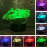 Racing Car 3D Night Light