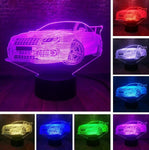 Racing Car 3D Night Light