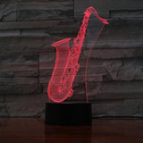 Saxophone 3D Night Light
